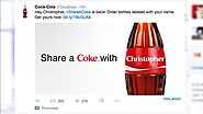 Coke Makes Twitter A Bit More Personal