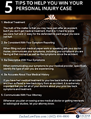 5 Tips to help you win your personal injury case: What you need to know