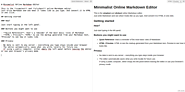 Minimalist Online Markdown Editor (simple)