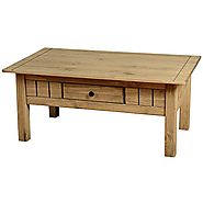 Coffee Table Pine Occasional Living Room Furniture Solid Pine Waxed *Brand New*