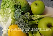 Green Apples, Broccoli, Celery, Cucumber and Lettuce