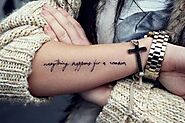 Everything Happens For a Reason Tattoo Ideas and Designs