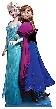 Frozen Anna and Elsa Cutout