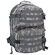 Heavy-Duty Water Resistant Digital Camo Army Backpack Multiple Zippered Pockets