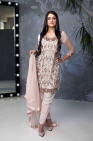 Dazzling Snowflake Dress - Maria Nasir