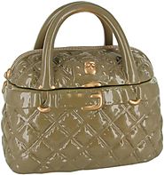 Neiman Marcus Beige Quilted Purse Cookie Jar
