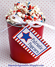 bloom designs: Make It Monday- Patriotic Popcorn