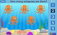 Learn to Count up to 10 with Underwater Counting Maths Game