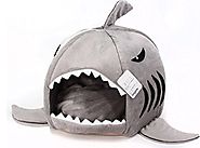Grey Shark Bed for Kitty