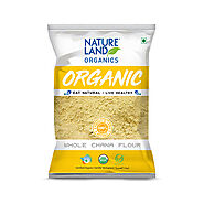Organic Whole Chana Flour Online (500gm) | Natureland Organics