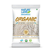 Organic Whole Wheat Flour Online (750gm) | Natureland Organics