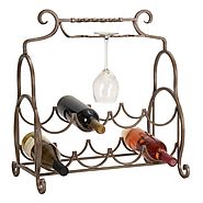 Aspire Home Accents Metal Counter Top Wine Rack | www.hayneedle.com
