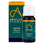 ABSOLUTE AROMAS BLACK PEPPER ESSENTIAL OIL – NATURAL VEGAN AND CRUELTY FREE, FOR ACHING MUSCLES AND STOMACH DISCOMFORT
