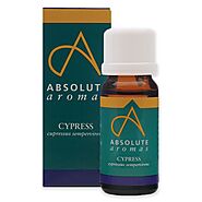 ABSOLUTE AROMAS CYPRESS ESSENTIAL OIL | 100% NATURAL & CRUELTY- FREE - FOR ENERGIZED BODY & SMOOTHER SKIN