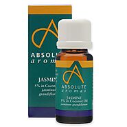 ABSOLUTE AROMAS JASMINE 5% DILUTION ESSENTIAL OIL | PURE & NATURAL, POPULAR FOR MASSAGE AND SKINCARE