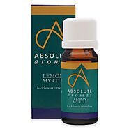 ABSOLUTE AROMAS LEMON MYRTLE ESSENTIAL OIL | SUSTAINABLY SOURCED FROM AUSTRALIA; TO UPLIFT THE MOOD AND REVIEVE SENSES