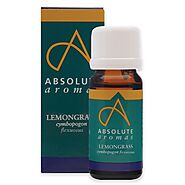 ABSOLUTE AROMAS LEMONGRASS ESSENTIAL OIL | PREMIUM QUALITY, PURE & NATURAL; FOR HAIRFALL, MOISTURIZING SKIN AND RELAX...