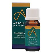 ABSOLUTE AROMAS MARJORAM, SWEET ESSENTIAL OIL | SUSTAINABLY SOURCED FROM EQYPT; RELIEVES PAIN & SOOTHES THE MIND