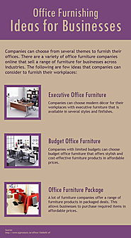 Office furnishing ideas for Businesses