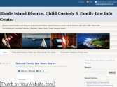 Rhode Island Family Law and Divorce Information