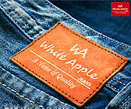 Men Straight Fit Jeans Wholesaler - White Apple