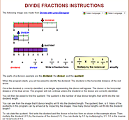 Divide Fractions with Number Line Models