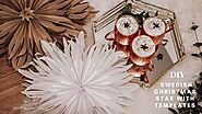 DIY Swedish Christmas star with templates - miss mv