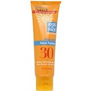 Kiss My Face Face Factor Natural Sunscreen SPF 30 Sunblock for Face and Neck, 2 Ounce