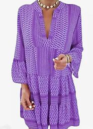 Purple Boho Summer Chic: The Layered Dress of Your Dreams! – Pink Pineapple
