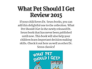 What Pet Should I Get Review 2015