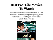 Best Pro-Life Movies To Watch