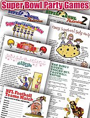 Super Bowl Home Party Games Pack