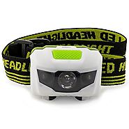 LED Headlamp - Great for Camping, Hiking, Running, Biking, Kids, Fishing, Hunting. One of the Brightest, Lightest (2....