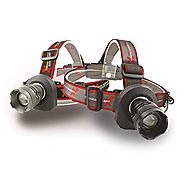 Xtreme Bright Safety Headlamp, Red Flashing Light on Back. Perfect Automotive Spot Light, Great Addition To Camping &...