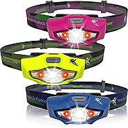 SmartLite Ultra Bright LED Headlamp - Lightweight, Super Bright -- #1 Flashlight for Running, Hiking, Cycling, Campin...