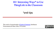 88+ Interesting Ways to Use ThingLink in the Classroom