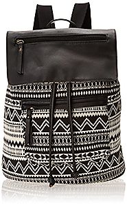 Madden Girl Bposter Backpack Handbag, Black/White Aztec, One Size - Backpacks n BagsBackpacks n Bags