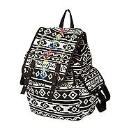 Claire's Accessories Black and White Aztec Print Backpack with Neon Accents - Backpacks n BagsBackpacks n Bags