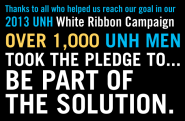 UNH White Ribbon Campaign | Sexual Harassment and Rape Prevention Program (SHARPP)