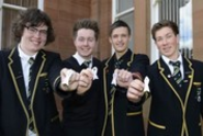 Auchinleck pupils back white ribbon anti-violence campaign