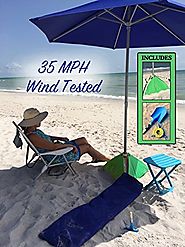 BeachBuB Heavy Duty Beach Umbrella Review for Strong Wind