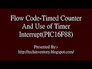 Timed Counter And Use of Timer Interrupt Flow Code Programming And Simulation