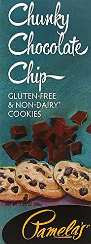 Pamela's Products Gluten Free Cookies, Chunky Chocolate Chip, 7.25-Ounce Boxes (Pack of 6)