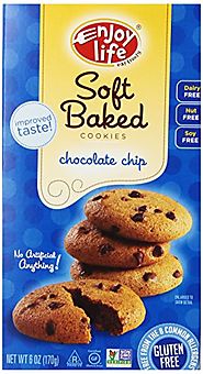 Enjoy Life Chocolate Chip Soft Baked Cookies, Gluten, Dairy & Nut Free, 6-Ounce Boxes (Pack of 6)