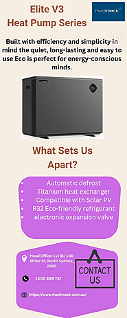 Advanced Inverter Pool Heat Pump Series| Madimack