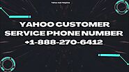 Yahoo Customer Service Phone Number 📞 +1 888 270 6412