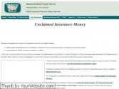 Unclaimed Insurance Search