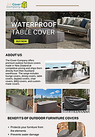 Waterproof Table Cover -The Cover Company