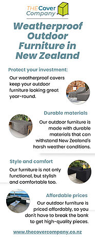 Weatherproof Outdoor Furniture in New Zealand - The Cover Company