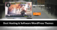25 Multi Functional Responsive WordPress Hosting & Software Themes
